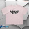 Five Store Merch Baby When The Lights Go Out Crop Tee