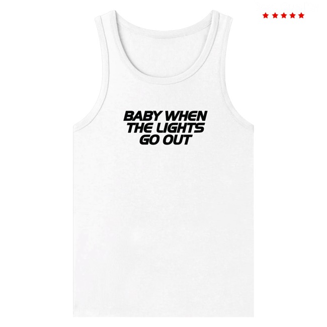 Five Store Merch Baby When The Lights Go Out Tank Top