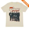Five Store Merch Keep On Movin' Natural Dateback Tour Tee