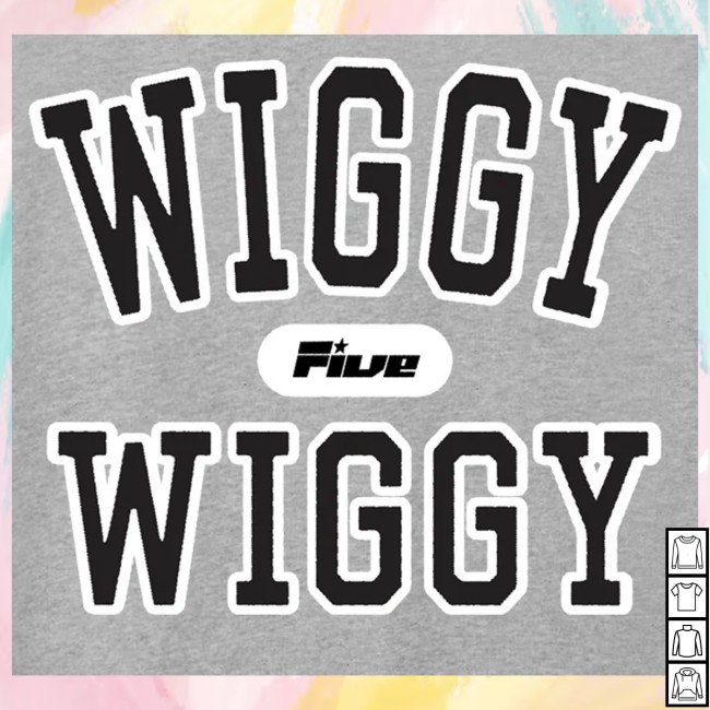 Five Store Merch Wiggy Wiggy Grey Crewneck