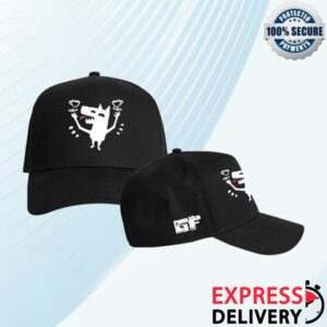 Gudfella Merch Store Coffee Snapback Hat (Black)