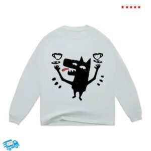 Gudfella Merch Store Franki Long Sleeve (White)