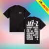 Jay Z30 Merch Store What's In A Name Tee Black 2 Jay Z30 Merch Store What's In A Name Tee Black