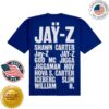 Jay Z30 Merch Store What's In A Name Tee Blue 1 Jay Z30 Merch Store What's In A Name Tee Blue