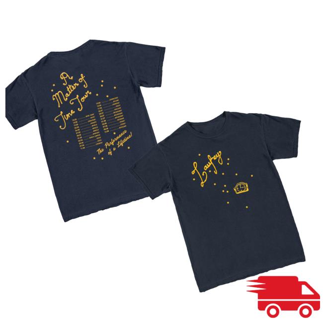 Laufey Merch Store A Matter Of Time 2026 Tour Tee 3 Laufey Merch Store A Matter Of Time 2026 Tour Tee