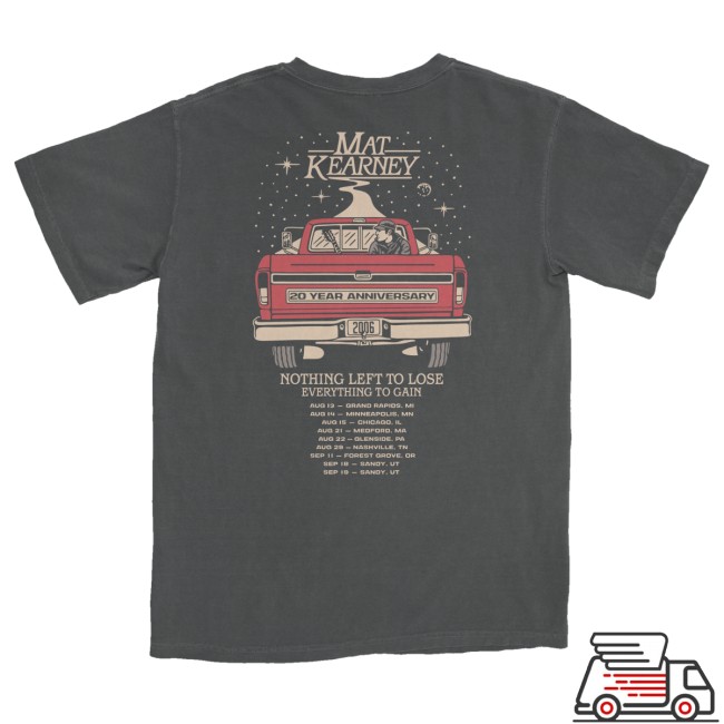 Mat Kearney Merch Store Truck Tour Tee