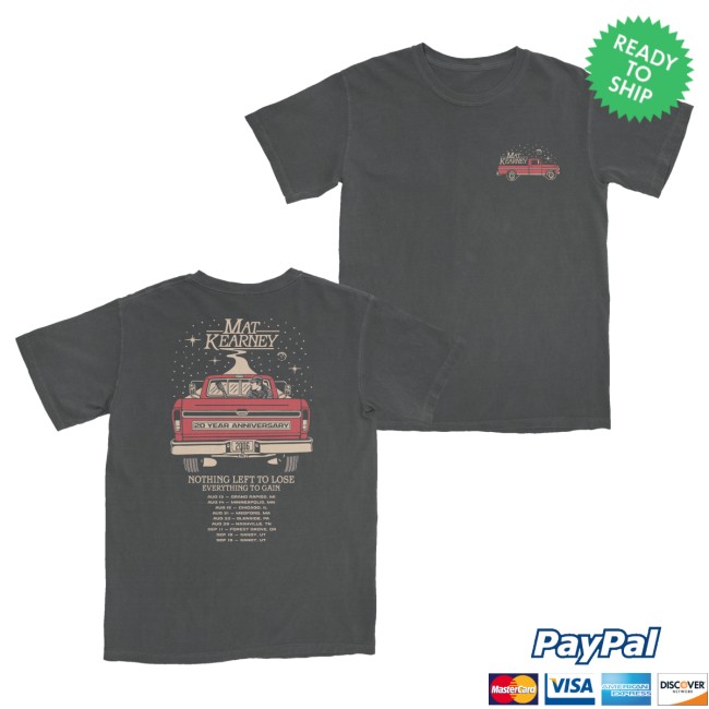 Mat Kearney Merch Store Truck Tour Tee
