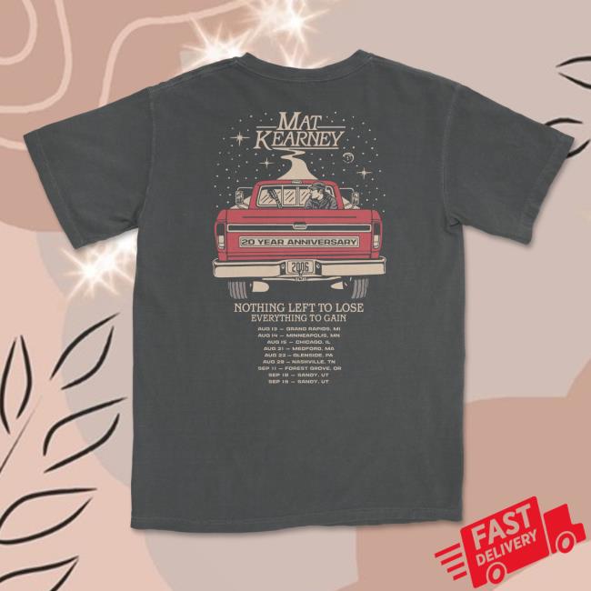 Mat Kearney Store Merch Truck Tour Tee
