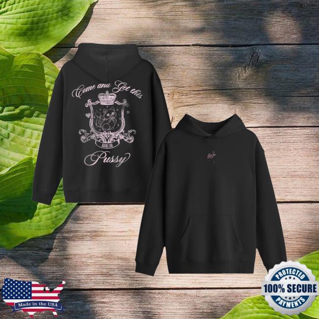 Naomi Jon Merch Store Kitty Hoodie Black
