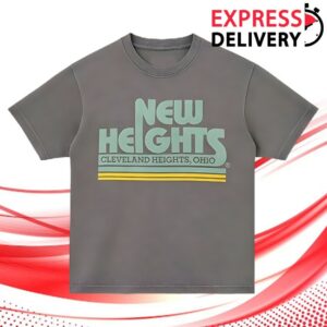 New Heights Merch Store New Heighst Jason & Travis Kelce Cleveland Heights T-Shirt