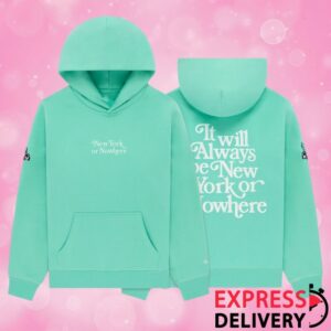 New York Or Nowhere Merch Store Liberty Motto Hoodie Seafoam