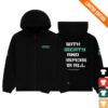 New York Or Nowhere Merch Store Liberty U Cropped Zip Hoodie