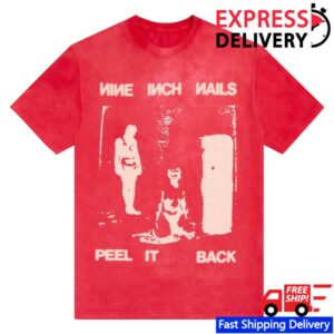 Nine Inch Nails Store Merch 2026 Washed Red Tee