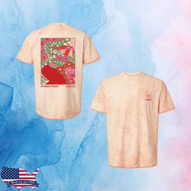 Nybg Shop Merch Nybg Flower Power Love Adult T-Shirt