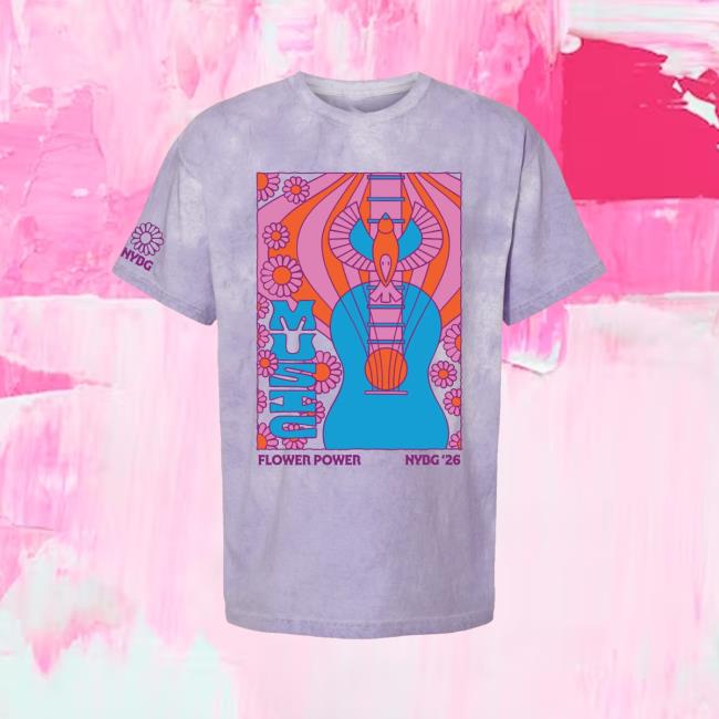 Nybg Shop Merch Nybg Flower Power Music Adult T-Shirt