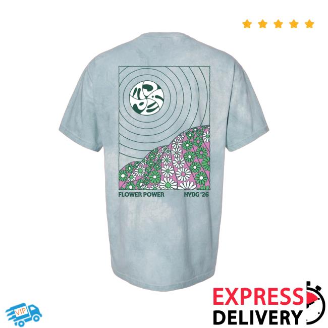 Nybg Shop Merch Nybg Flower Power Peace Adult T-Shirt