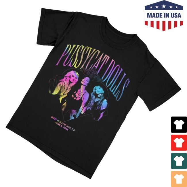 Pussycat Dolls Merch Store Rainbow Pride Tee 3 Pussycat Dolls Merch Store Rainbow Pride Tee