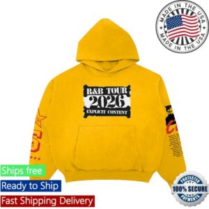 R&B Tour Merch Store Chris Brown R&B Tour Pullover Hoodie