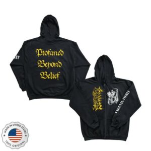 Reality Fade Store Merch Scattered Remnants Profaned Beyond Belief Zip Up Hoodie