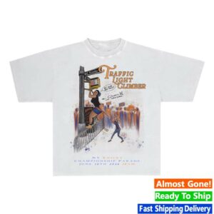 Redspunch Merch Store The Official Traffic Light Climber Tee In White
