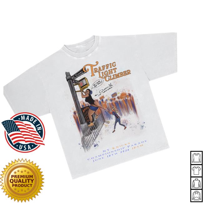 Redspunch Merch Store The Official Traffic Light Climber Tee In White