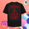 Revealed Clothing Merch Store Hardwell Warning T-Shirt