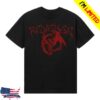 Revenge Merch Store Abaddon Lightning Tee Black Red