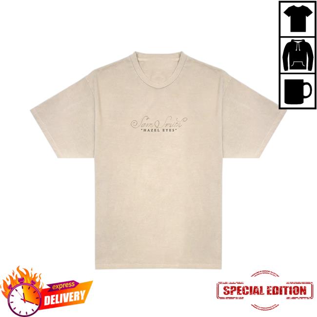 Sam Smith Merch Store Hazel Eyes T-Shirt