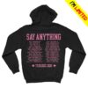 Say Anything Merch Store Skelly Tour Hoodie