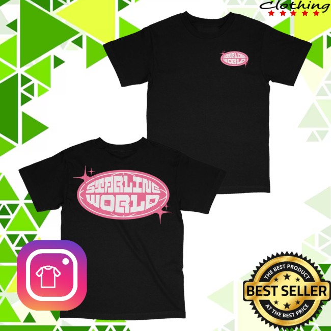 Starlineworld Merch Store Starlineworld Black-Pink Tee 5 Starlineworld Merch Store Starlineworld Black-Pink Tee