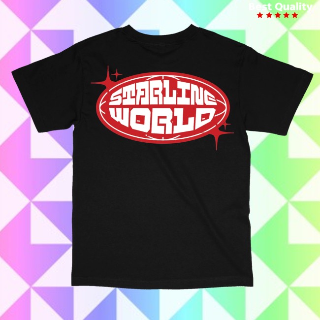 Starlineworld Merch Store Starlineworld Black-Red Tee 4 Starlineworld Merch Store Starlineworld Black-Red Tee