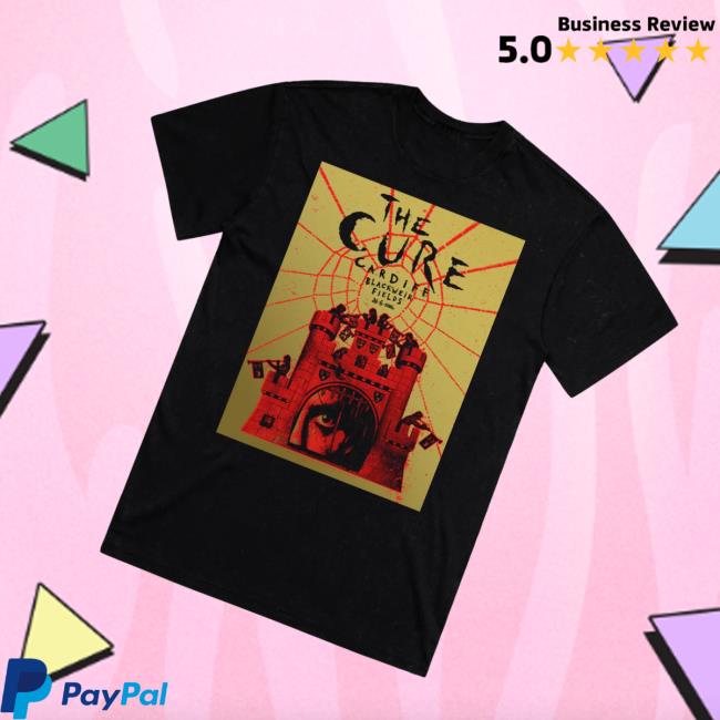 The Cure Store Merch Cardiff 2026 Event T-Shirt