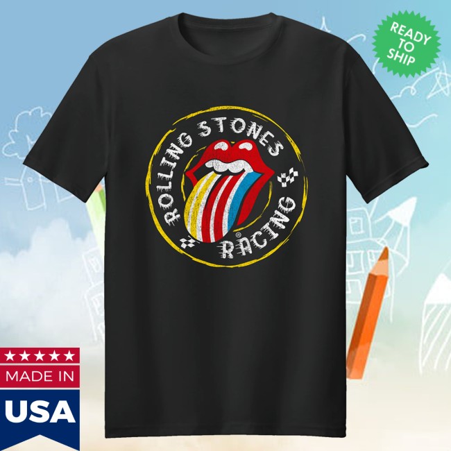 The Rolling Stones Shop Merch The Rolling Stones X Nascar Lick Racing T-Shirt
