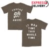 Touche Amore Merch Store It Was Time This Whole Time T-Shirt Brown 5 Touche Amore Merch Store It Was Time This Whole Time T-Shirt Brown
