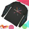 Touche Amore Merch Store Multicolor Asterisk Long Sleeve Black