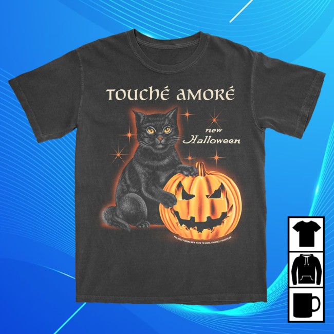 Touche Amore Merch Store New Halloween T-Shirt Black 2 Touche Amore Merch Store New Halloween T-Shirt Black
