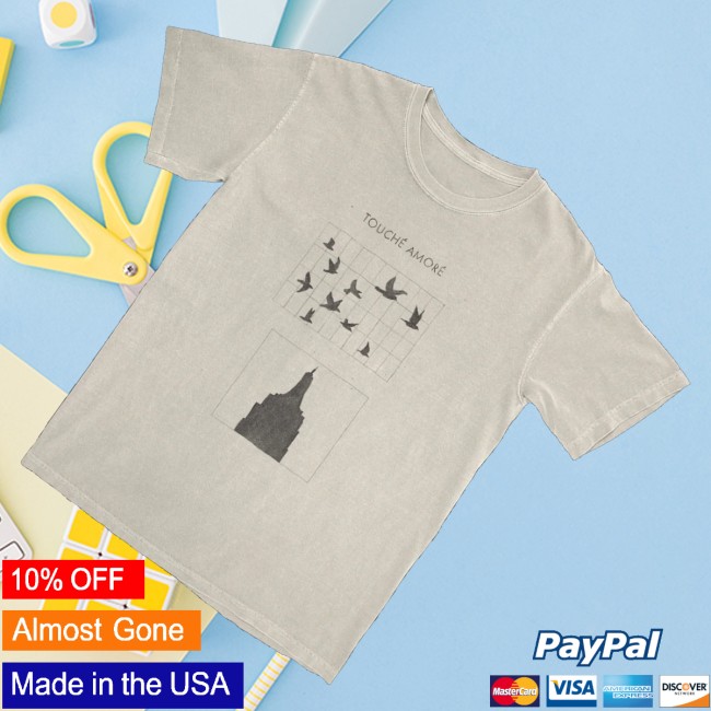 Touche Amore Merch Store Skyscraper T-Shirt Ivory 3 Touche Amore Merch Store Skyscraper T-Shirt Ivory