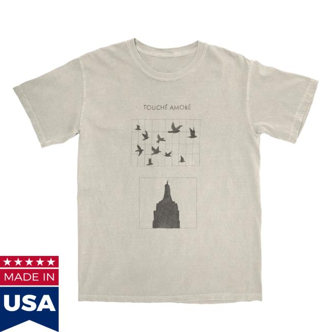 Touche Amore Store Merch Skyscraper T-Shirt (Ivory) 2 Touche Amore Store Merch Skyscraper T-Shirt (Ivory)