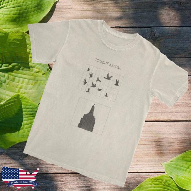 Touche Amore Store Merch Skyscraper T-Shirt (Ivory) 3 Touche Amore Store Merch Skyscraper T-Shirt (Ivory)