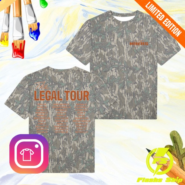 Ty Myers Merch Store Camo Legal Tour Tee