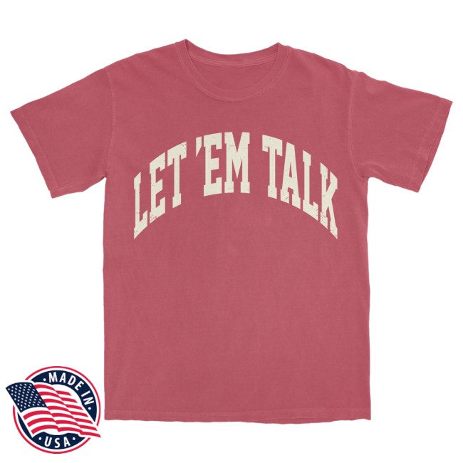 Ty Myers Merch Store Red Let Em Talk Legal Tour Tee