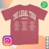 Ty Myers Merch Store Red Let Em Talk Legal Tour Tee