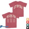 Ty Myers Merch Store Red Let Em Talk Legal Tour Tee
