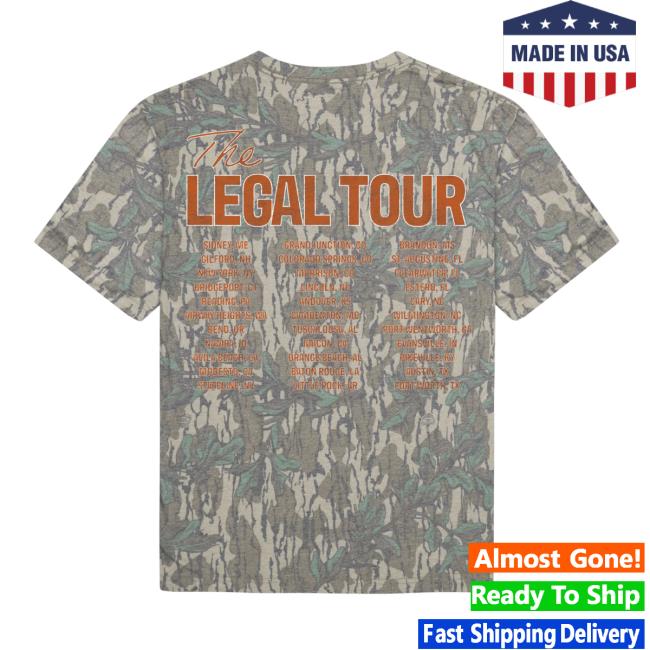 Ty Myers Store Merch Camo Legal Tour Tee
