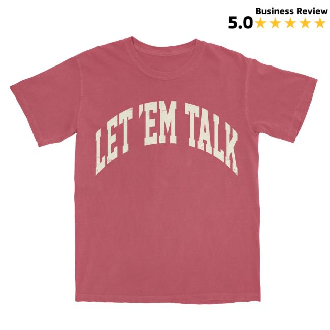 Ty Myers Store Merch Red Let Em Talk Legal Tour Tee