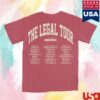 Ty Myers Store Merch Red Let Em Talk Legal Tour Tee