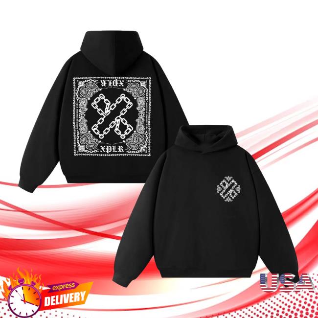 Xplr Merch Store Rebels Hoodie Black
