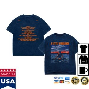 A Little Vengeance Merch Store A Little Vengeance Album Color Tee Mineral Navy