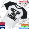 A Little Vengeance Store Merch Not Ur Fkn Friend Crop Baby Raglan Tee White Black