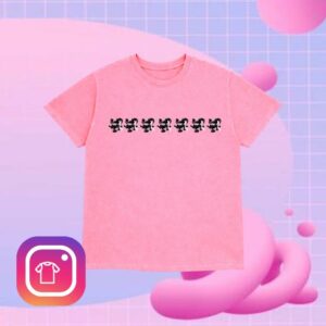A Terrible Beauty Merch Store Repeat Icon T Shirt (Pink)